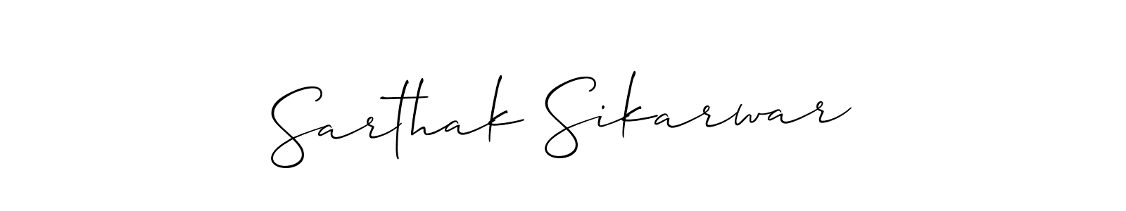 Best and Professional Signature Style for Sarthak Sikarwar. Allison_Script Best Signature Style Collection. Sarthak Sikarwar signature style 2 images and pictures png