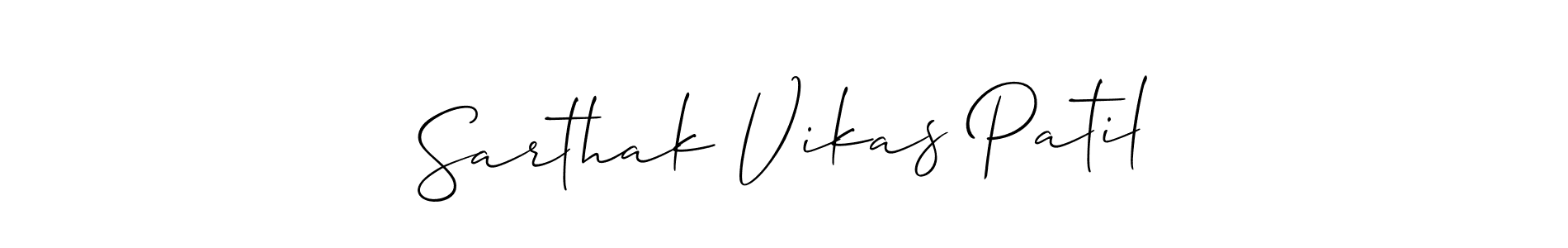 Make a beautiful signature design for name Sarthak Vikas Patil. Use this online signature maker to create a handwritten signature for free. Sarthak Vikas Patil signature style 2 images and pictures png
