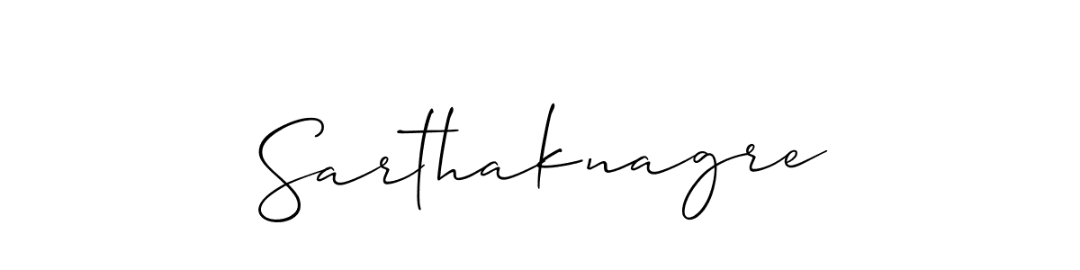 How to Draw Sarthaknagre signature style? Allison_Script is a latest design signature styles for name Sarthaknagre. Sarthaknagre signature style 2 images and pictures png