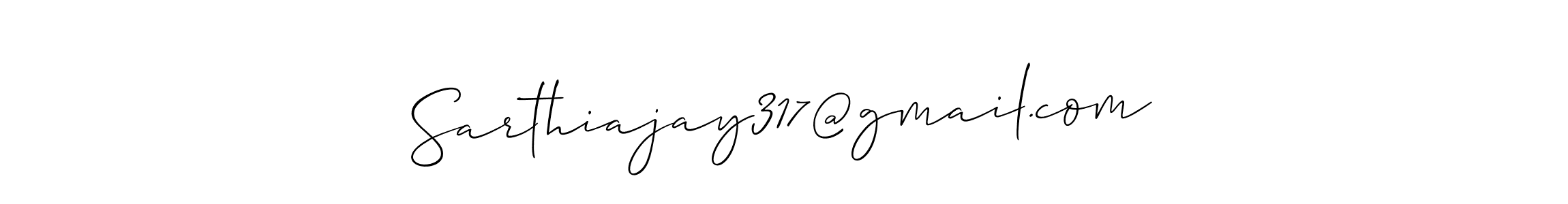 Similarly Allison_Script is the best handwritten signature design. Signature creator online .You can use it as an online autograph creator for name Sarthiajay317@gmail.com. Sarthiajay317@gmail.com signature style 2 images and pictures png