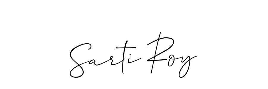 Design your own signature with our free online signature maker. With this signature software, you can create a handwritten (Allison_Script) signature for name Sarti Roy. Sarti Roy signature style 2 images and pictures png