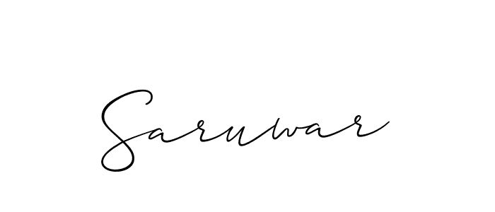 This is the best signature style for the Saruwar name. Also you like these signature font (Allison_Script). Mix name signature. Saruwar signature style 2 images and pictures png