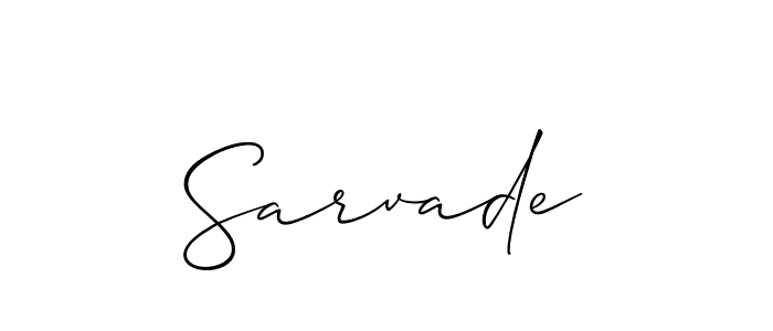 How to Draw Sarvade signature style? Allison_Script is a latest design signature styles for name Sarvade. Sarvade signature style 2 images and pictures png