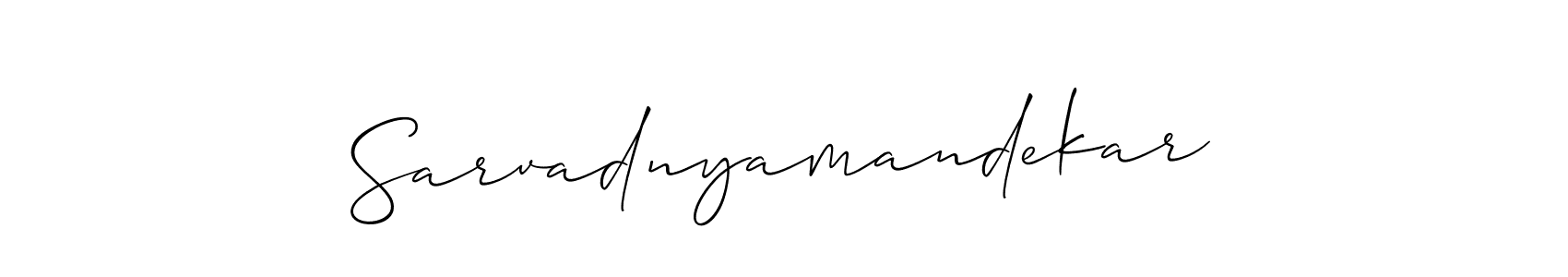 You can use this online signature creator to create a handwritten signature for the name Sarvadnyamandekar. This is the best online autograph maker. Sarvadnyamandekar signature style 2 images and pictures png