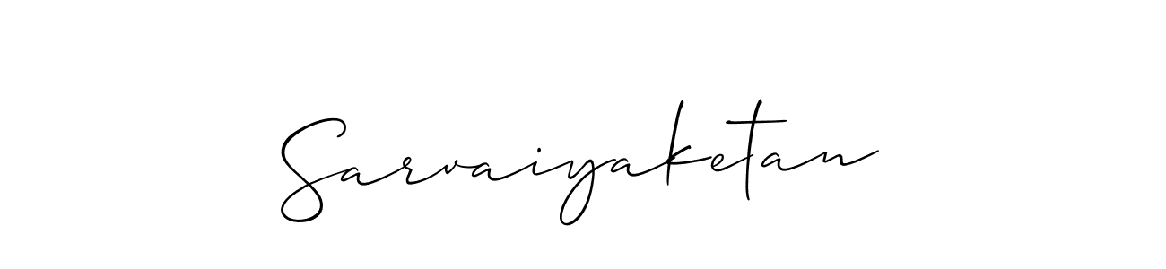 Make a short Sarvaiyaketan signature style. Manage your documents anywhere anytime using Allison_Script. Create and add eSignatures, submit forms, share and send files easily. Sarvaiyaketan signature style 2 images and pictures png