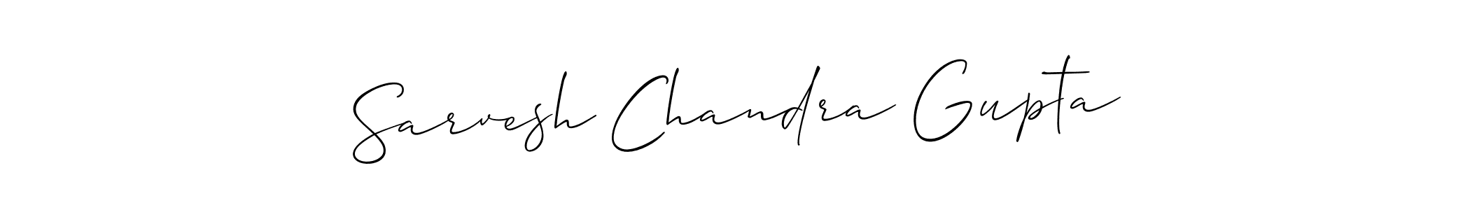 Make a short Sarvesh Chandra Gupta signature style. Manage your documents anywhere anytime using Allison_Script. Create and add eSignatures, submit forms, share and send files easily. Sarvesh Chandra Gupta signature style 2 images and pictures png