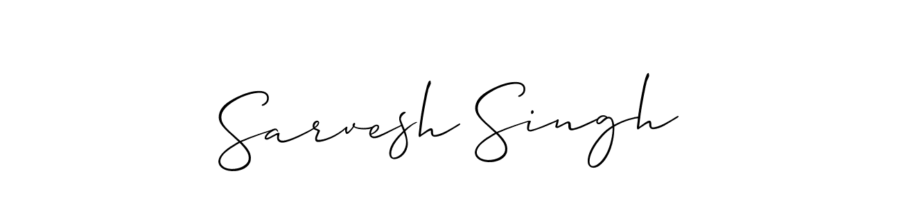 Sarvesh Singh stylish signature style. Best Handwritten Sign (Allison_Script) for my name. Handwritten Signature Collection Ideas for my name Sarvesh Singh. Sarvesh Singh signature style 2 images and pictures png