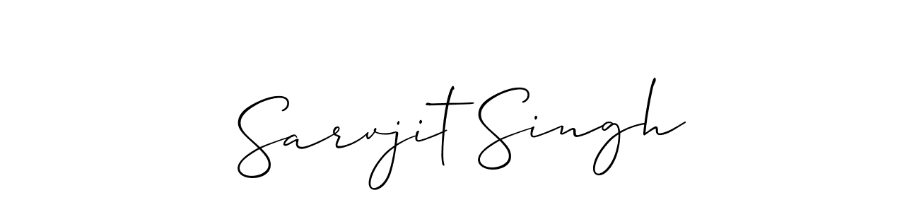 Sarvjit Singh stylish signature style. Best Handwritten Sign (Allison_Script) for my name. Handwritten Signature Collection Ideas for my name Sarvjit Singh. Sarvjit Singh signature style 2 images and pictures png