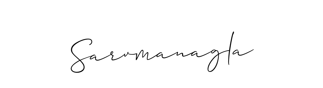How to make Sarvmanagla name signature. Use Allison_Script style for creating short signs online. This is the latest handwritten sign. Sarvmanagla signature style 2 images and pictures png