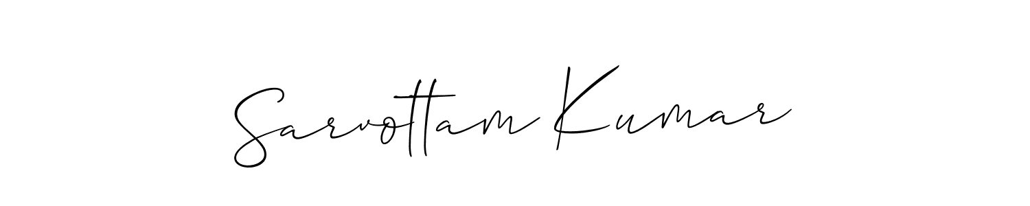 Similarly Allison_Script is the best handwritten signature design. Signature creator online .You can use it as an online autograph creator for name Sarvottam Kumar. Sarvottam Kumar signature style 2 images and pictures png