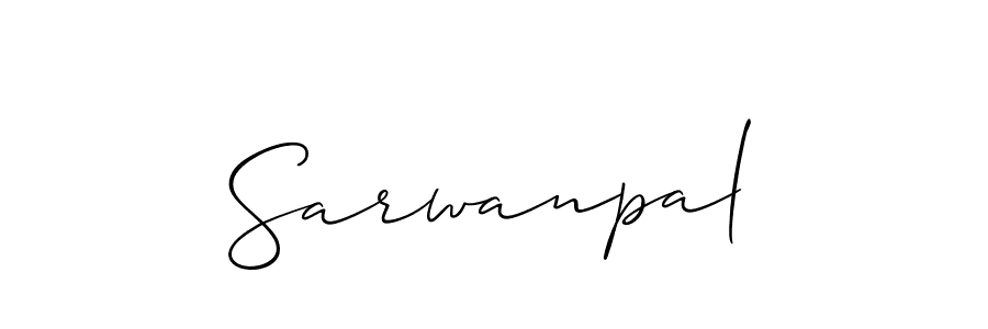 How to Draw Sarwanpal signature style? Allison_Script is a latest design signature styles for name Sarwanpal. Sarwanpal signature style 2 images and pictures png