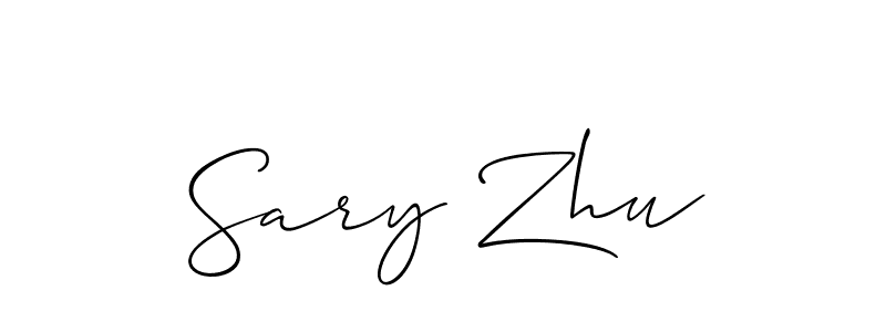 Here are the top 10 professional signature styles for the name Sary Zhu. These are the best autograph styles you can use for your name. Sary Zhu signature style 2 images and pictures png