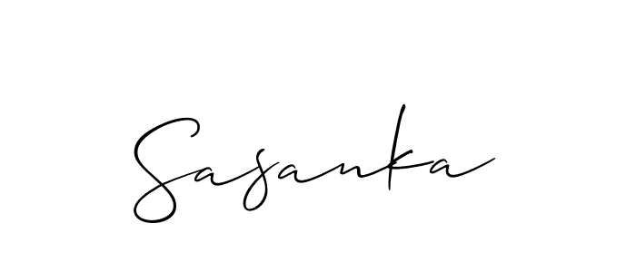 Best and Professional Signature Style for Sasanka. Allison_Script Best Signature Style Collection. Sasanka signature style 2 images and pictures png