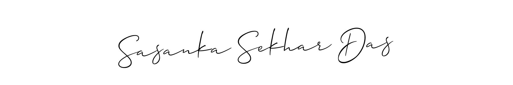 Create a beautiful signature design for name Sasanka Sekhar Das. With this signature (Allison_Script) fonts, you can make a handwritten signature for free. Sasanka Sekhar Das signature style 2 images and pictures png