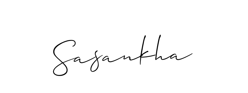 Make a beautiful signature design for name Sasankha. Use this online signature maker to create a handwritten signature for free. Sasankha signature style 2 images and pictures png