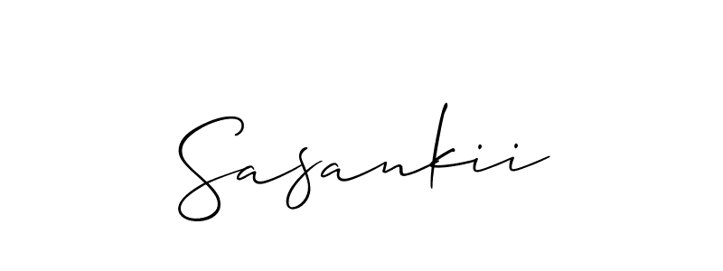 Also we have Sasankii name is the best signature style. Create professional handwritten signature collection using Allison_Script autograph style. Sasankii signature style 2 images and pictures png