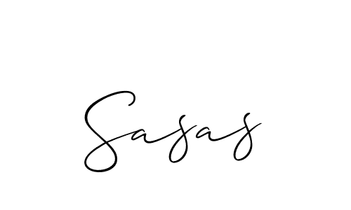 if you are searching for the best signature style for your name Sasas. so please give up your signature search. here we have designed multiple signature styles  using Allison_Script. Sasas signature style 2 images and pictures png