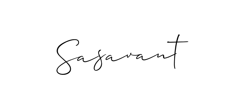 Best and Professional Signature Style for Sasavant. Allison_Script Best Signature Style Collection. Sasavant signature style 2 images and pictures png