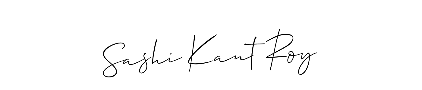 Make a short Sashi Kant Roy signature style. Manage your documents anywhere anytime using Allison_Script. Create and add eSignatures, submit forms, share and send files easily. Sashi Kant Roy signature style 2 images and pictures png