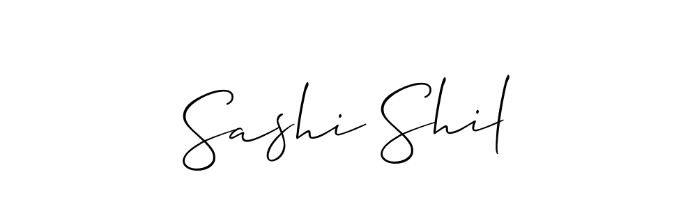 Sashi Shil stylish signature style. Best Handwritten Sign (Allison_Script) for my name. Handwritten Signature Collection Ideas for my name Sashi Shil. Sashi Shil signature style 2 images and pictures png