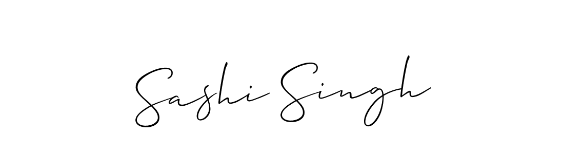 How to make Sashi Singh signature? Allison_Script is a professional autograph style. Create handwritten signature for Sashi Singh name. Sashi Singh signature style 2 images and pictures png