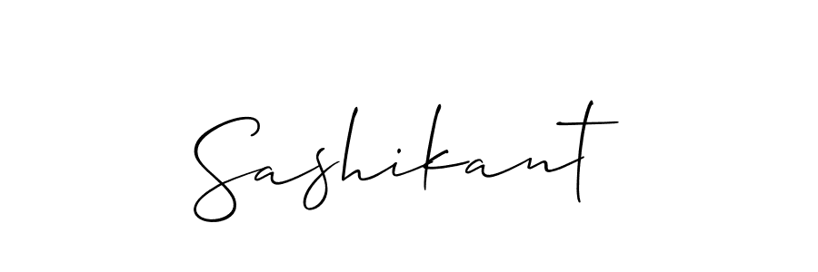 You should practise on your own different ways (Allison_Script) to write your name (Sashikant) in signature. don't let someone else do it for you. Sashikant signature style 2 images and pictures png