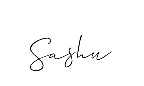 The best way (Allison_Script) to make a short signature is to pick only two or three words in your name. The name Sashu include a total of six letters. For converting this name. Sashu signature style 2 images and pictures png