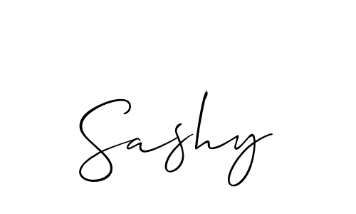 Allison_Script is a professional signature style that is perfect for those who want to add a touch of class to their signature. It is also a great choice for those who want to make their signature more unique. Get Sashy name to fancy signature for free. Sashy signature style 2 images and pictures png