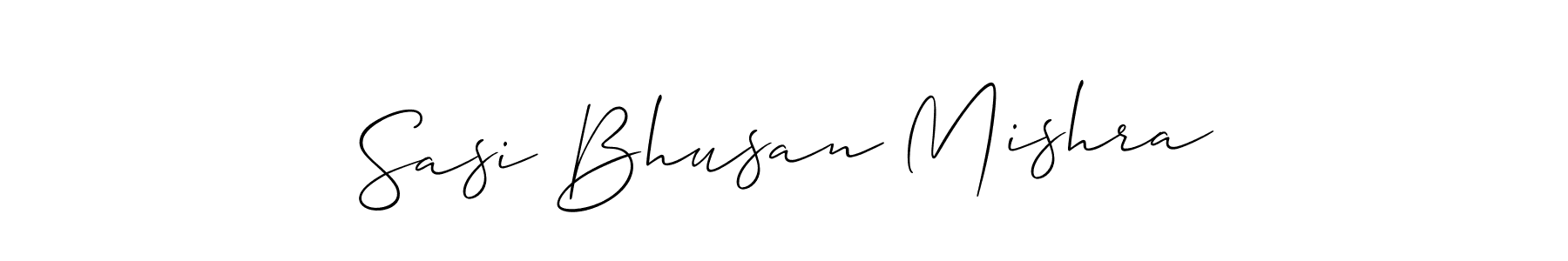 Use a signature maker to create a handwritten signature online. With this signature software, you can design (Allison_Script) your own signature for name Sasi Bhusan Mishra. Sasi Bhusan Mishra signature style 2 images and pictures png