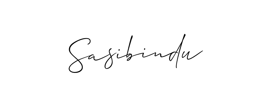 Sasibindu stylish signature style. Best Handwritten Sign (Allison_Script) for my name. Handwritten Signature Collection Ideas for my name Sasibindu. Sasibindu signature style 2 images and pictures png