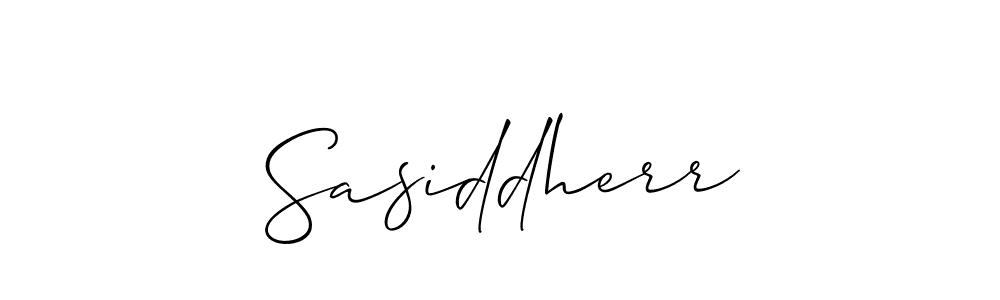if you are searching for the best signature style for your name Sasiddherr. so please give up your signature search. here we have designed multiple signature styles  using Allison_Script. Sasiddherr signature style 2 images and pictures png