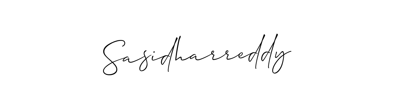 Make a beautiful signature design for name Sasidharreddy. Use this online signature maker to create a handwritten signature for free. Sasidharreddy signature style 2 images and pictures png
