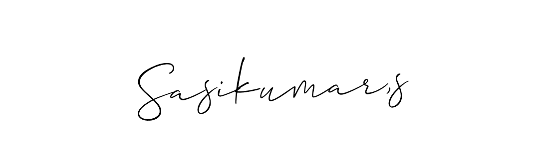 This is the best signature style for the Sasikumar,s name. Also you like these signature font (Allison_Script). Mix name signature. Sasikumar,s signature style 2 images and pictures png