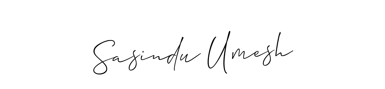 Also You can easily find your signature by using the search form. We will create Sasindu Umesh name handwritten signature images for you free of cost using Allison_Script sign style. Sasindu Umesh signature style 2 images and pictures png