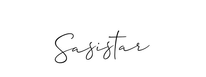 Make a short Sasistar signature style. Manage your documents anywhere anytime using Allison_Script. Create and add eSignatures, submit forms, share and send files easily. Sasistar signature style 2 images and pictures png