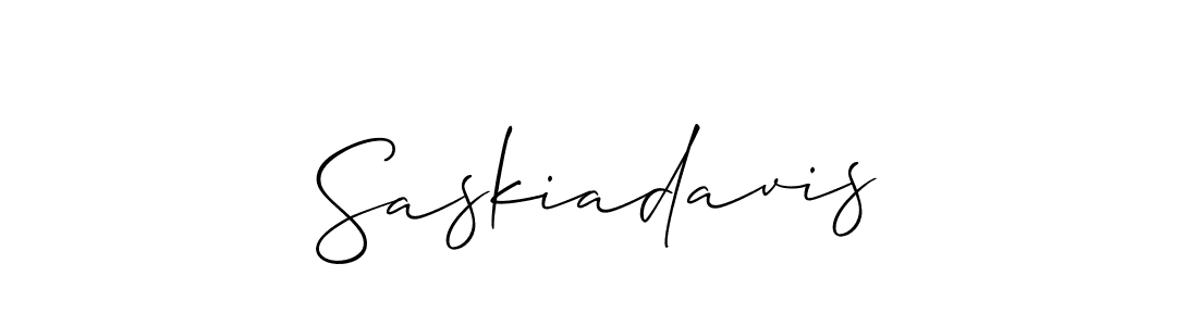 You can use this online signature creator to create a handwritten signature for the name Saskiadavis. This is the best online autograph maker. Saskiadavis signature style 2 images and pictures png