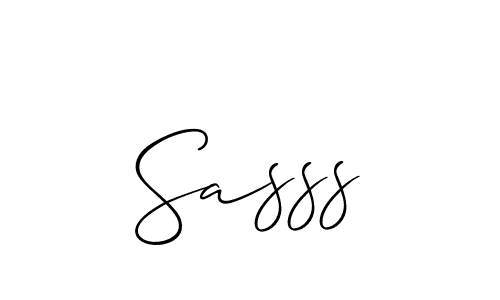 How to make Sasss name signature. Use Allison_Script style for creating short signs online. This is the latest handwritten sign. Sasss signature style 2 images and pictures png