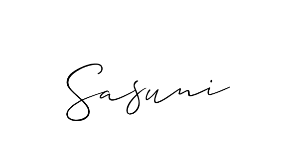 Also You can easily find your signature by using the search form. We will create Sasuni name handwritten signature images for you free of cost using Allison_Script sign style. Sasuni signature style 2 images and pictures png