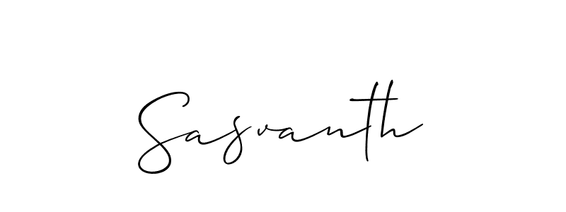 Once you've used our free online signature maker to create your best signature Allison_Script style, it's time to enjoy all of the benefits that Sasvanth name signing documents. Sasvanth signature style 2 images and pictures png