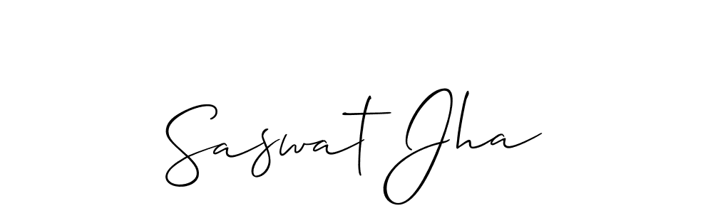 This is the best signature style for the Saswat Jha name. Also you like these signature font (Allison_Script). Mix name signature. Saswat Jha signature style 2 images and pictures png