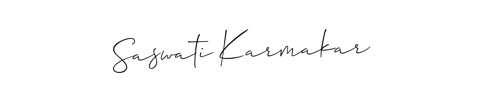 Best and Professional Signature Style for Saswati Karmakar. Allison_Script Best Signature Style Collection. Saswati Karmakar signature style 2 images and pictures png
