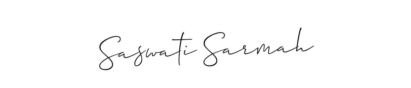 Make a beautiful signature design for name Saswati Sarmah. Use this online signature maker to create a handwritten signature for free. Saswati Sarmah signature style 2 images and pictures png