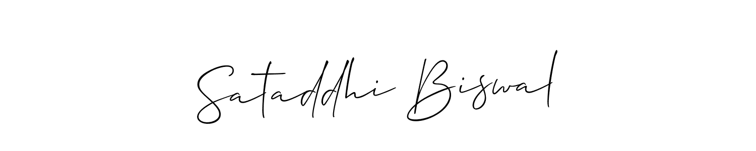 Once you've used our free online signature maker to create your best signature Allison_Script style, it's time to enjoy all of the benefits that Sataddhi Biswal name signing documents. Sataddhi Biswal signature style 2 images and pictures png