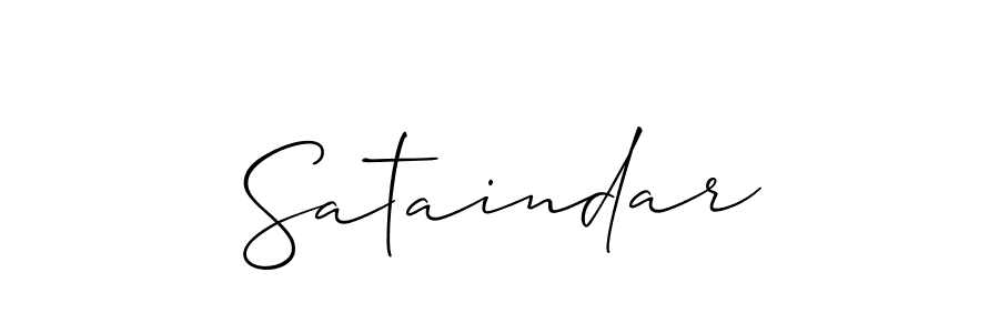 Also we have Sataindar name is the best signature style. Create professional handwritten signature collection using Allison_Script autograph style. Sataindar signature style 2 images and pictures png