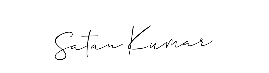 Similarly Allison_Script is the best handwritten signature design. Signature creator online .You can use it as an online autograph creator for name Satan Kumar. Satan Kumar signature style 2 images and pictures png