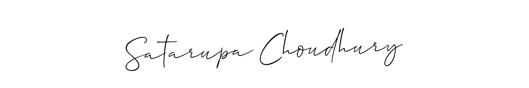 Use a signature maker to create a handwritten signature online. With this signature software, you can design (Allison_Script) your own signature for name Satarupa Choudhury. Satarupa Choudhury signature style 2 images and pictures png