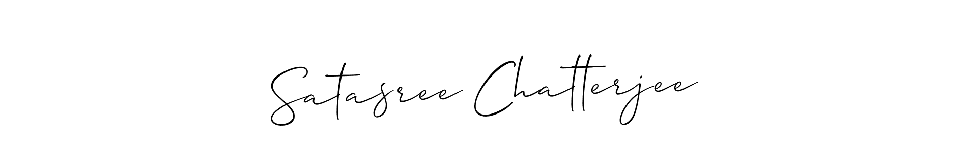 Once you've used our free online signature maker to create your best signature Allison_Script style, it's time to enjoy all of the benefits that Satasree Chatterjee name signing documents. Satasree Chatterjee signature style 2 images and pictures png