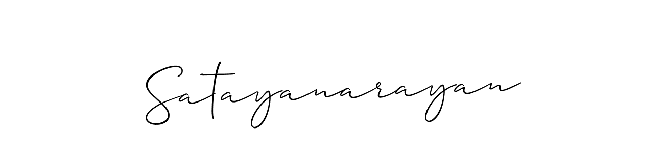 Also we have Satayanarayan name is the best signature style. Create professional handwritten signature collection using Allison_Script autograph style. Satayanarayan signature style 2 images and pictures png