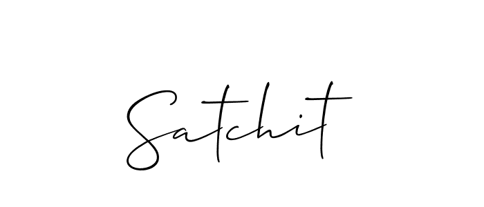 Make a beautiful signature design for name Satchit. Use this online signature maker to create a handwritten signature for free. Satchit signature style 2 images and pictures png