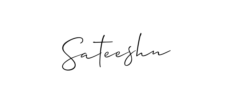 if you are searching for the best signature style for your name Sateeshn. so please give up your signature search. here we have designed multiple signature styles  using Allison_Script. Sateeshn signature style 2 images and pictures png